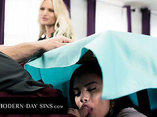 MODERN-DAY SINS - Sneaky Husband Bangs His Busty Wife Rachael Cavalli After Fucking His MISTRESS