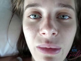 Lana gets a full load of cum on her face