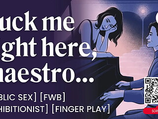 ASMR Audio Porn: Public Sex with Best Friend on The Stage &ndash_ Dirty Talk &amp_ Finger Play &ndash_ Erotic Audio Roleplay