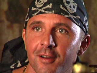 Blonde babe fucking in the garden