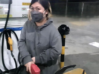 My gasoline girl ask me to fuck her after work
