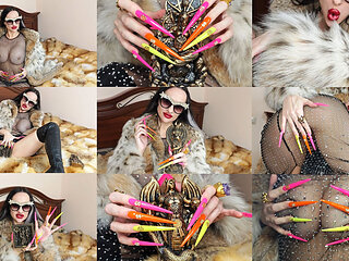 Worship My Extremely Long Neon Nails, Satan and Furs
