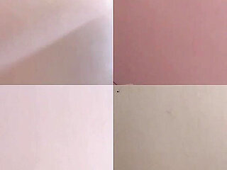 Posing Naked in 4 Screens