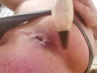 HerraMarmori - palying with anal plug