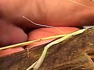 Vintage Blonde MILF Ravished in Barn and Outdoors