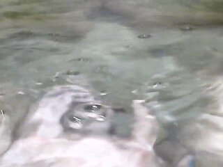 Fingering My Pussy and Exhibiting My Feet at the Bathtub