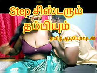 Step Sister Blowjob: Sweet Honey Gives Brother a Handjob and Takes Cum on Her Big Natural Tits - Tamil Audio