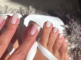Only Because I Like You and I Love This New Flip-flops I've Made a so Delicious Video Showing All My Perfect Toes so Close