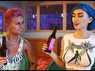 Steamy tales featuring a busty brunette with a nice ass