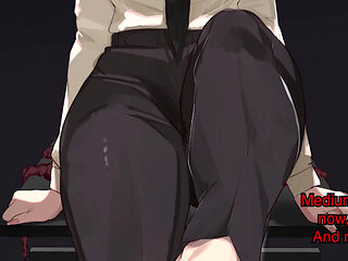 her trying to make her "master" happy.