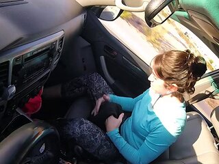 Euro amateur outdoor masturbation