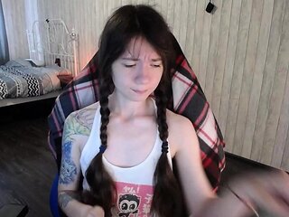 Close up teen masturbation