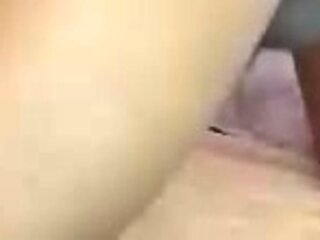 Amateur ebony licking a dick and gets her pussy masturbated