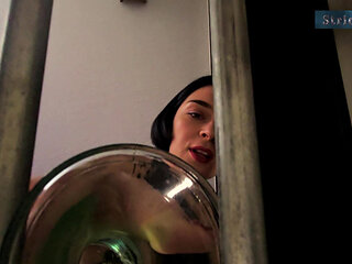 Lady Medea Pee for My Caged Toilet Slave POV