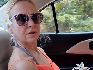 Blonde Mature Wife Enjoys Oral Sex in Between