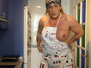 Squirting and Fucking in the Kitchen