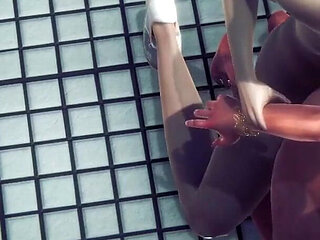 Hentai Uncensored 3D Amaia Hardsex in Toilet Japanese Asian Manga Anime Game Porn