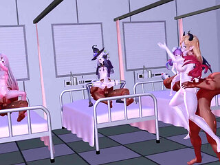 Hot Dance with Teen Orgy