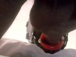 Preview - MILF with ring gag, fake lips, mouth and facial