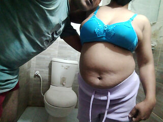 Bengali Desi Bathroom Fuck Stepsister Ass Fucked Hard in the Bathroom, Full Hardcore