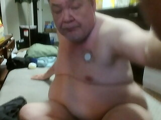 me playing with dildo