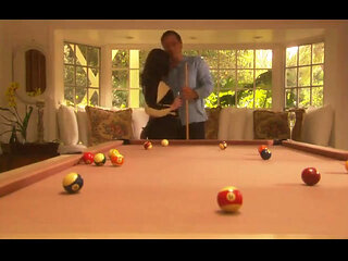 After Losing A Game Of Pool, She Gives Her Ass To Her Husband!