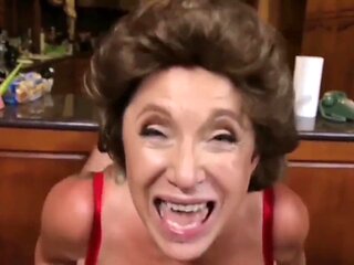 This Naughty Blonde Mature Enjoys When Big Dick Is Penetrating Her