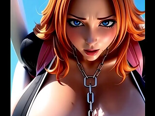3D AI HQ Breast Expansion Big tits Firm tits Solo Blonde POV wSound added