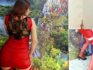 She Straddled the and Got a Squirt and Orgasm