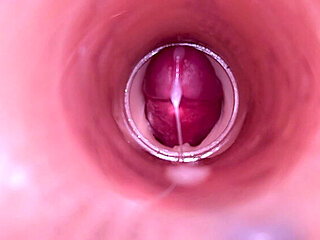 Amateur Homemade Creampie - Internal Camera Deep Cumshot in 4K HD