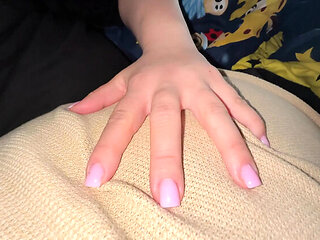 My First Time Fuck! Amateur Brunette BBW Shows Her Lovely Blowjob and Cumshot