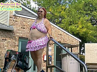 Nurse Vicki Models Her New Bikini by Pool Flashes You Then
