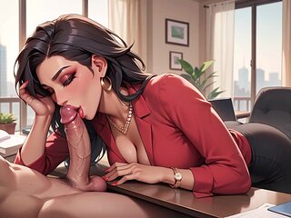 Indian Girls Sweet Romance with Office Boss for a Promotion