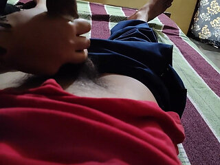 Indian Desi Village Bhabhi Sucking Dick of Her Lover and Cumshot