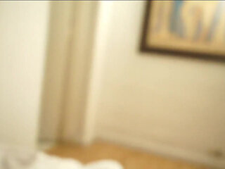 Horny Latina at the Computer - Solo Pleasure at Home