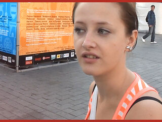 18 y.o with a hand up her pussy