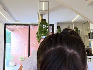 Busty Hot Wife Served Thick Cock & Creampie Instead of Dinner