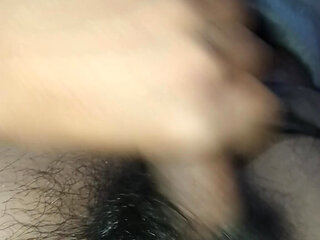 Indian cute gay playing his cock