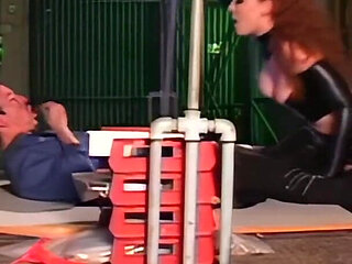 Audrey Hollander: Your Redhead Goddess in Latex to Fuck in the Ass