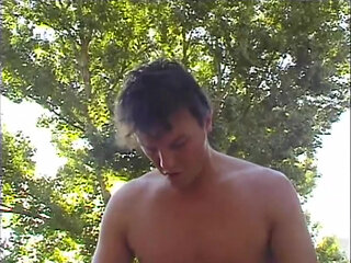 Vintage Blonde Enjoys a Big Hard Cock in Outdoor Fuck