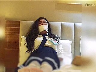 Schoolgirl Bound Gagged