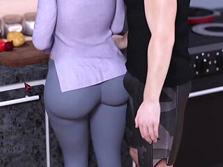 Caring Hot MILF Let Him Play with Her Huge Ass - Heart Problems 24 by Xenorav