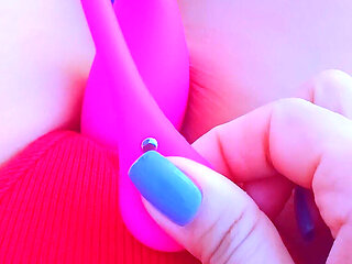 Lovense Lush POV: Gorgeous Girl's Pink Pussy Play
