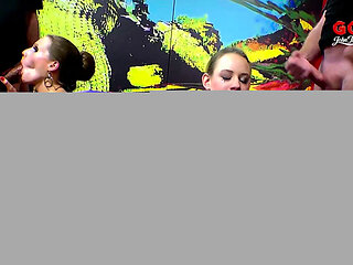 Lesbians Do It in the Office with Licking and Fingering Their Pussies