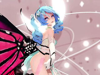 Butterfly Miku Sex - Shake it! MMD by Gorilla Card