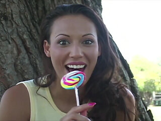 Latina Walks in Front of Him on the Stairs Without Panties and He Gets Horny