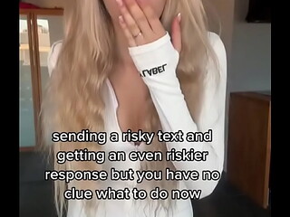 Send Me a Risky Message!  Touching my Sweet Pussy for you