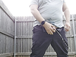 Pissing and playing