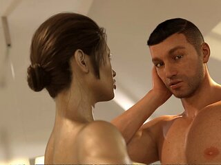 Babysitter's pervy wishes in a steamy anime fantasy