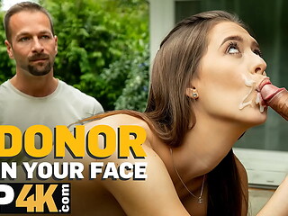 DADDY4K. Cum donation turned out as an outdoor activity